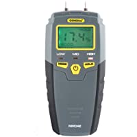 General Tools Medidor de humedad- tipo de pin- LCD digital (MMD4E)